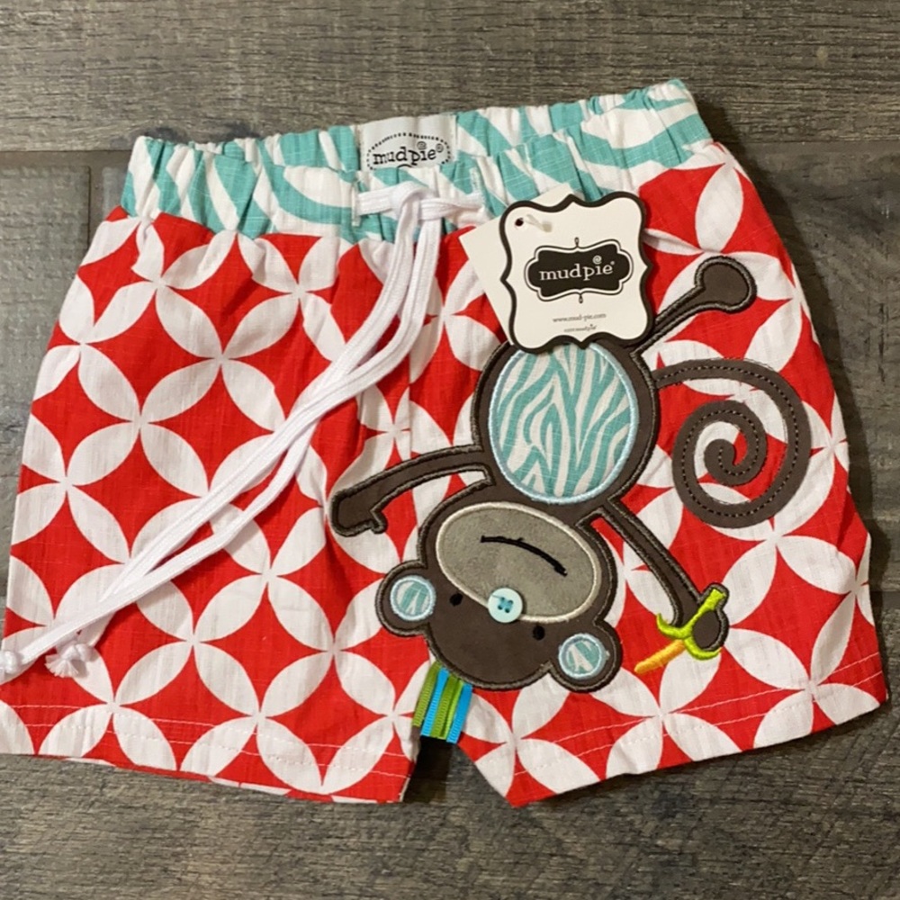 Mud pie swim trunks